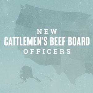 new cattlemen's beef board officers graphic